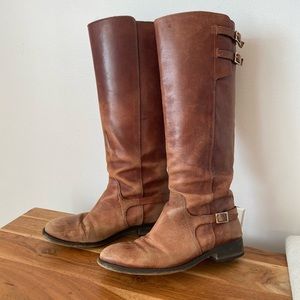 Cognac Riding Boots